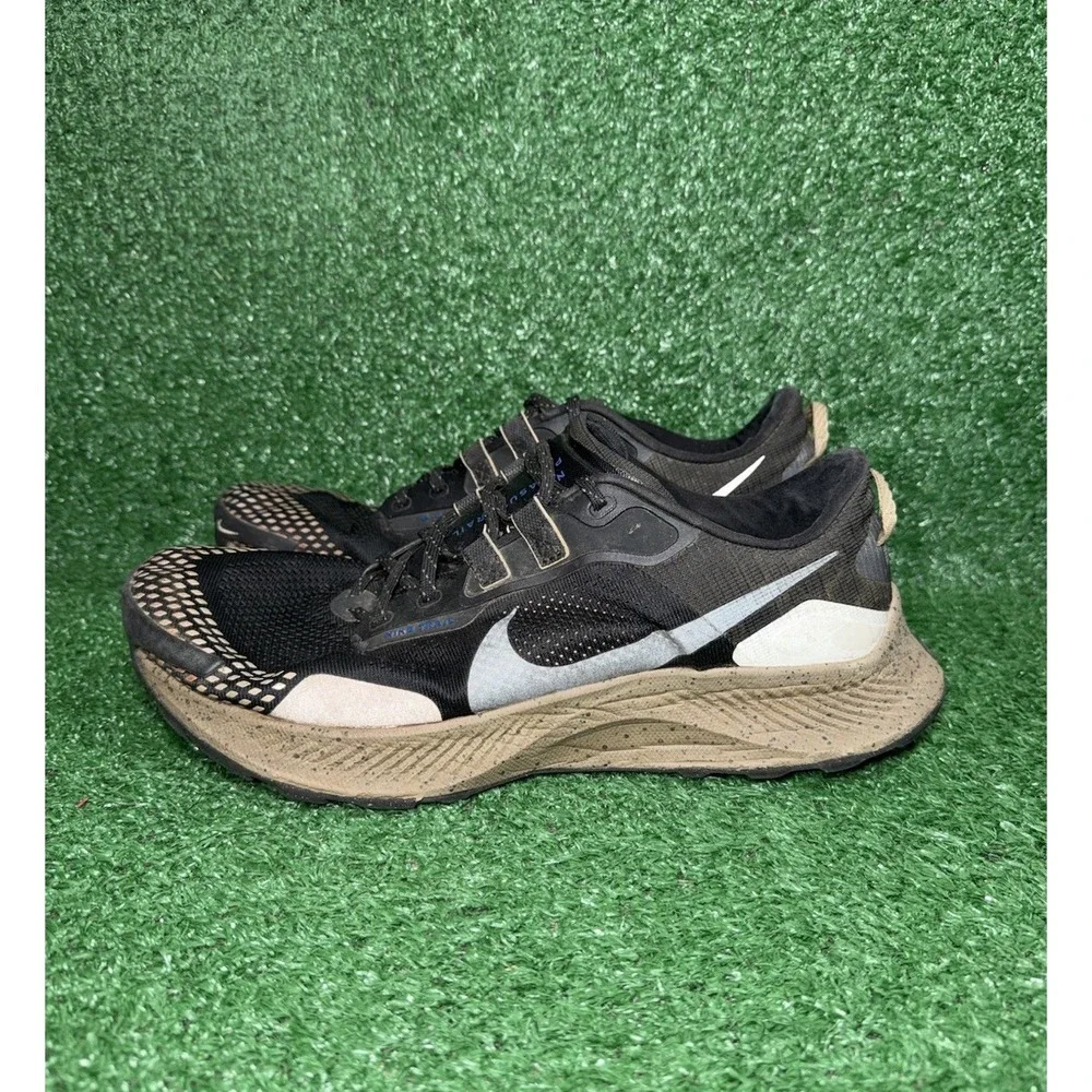 Nike Pegasus Trail 3 Mens Size 13 Black Brown Outdoor Running Shoes DM6161-010